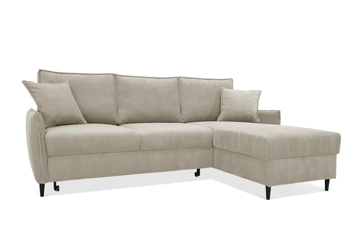 Narożnik Milo uni beżowy nowoczesny