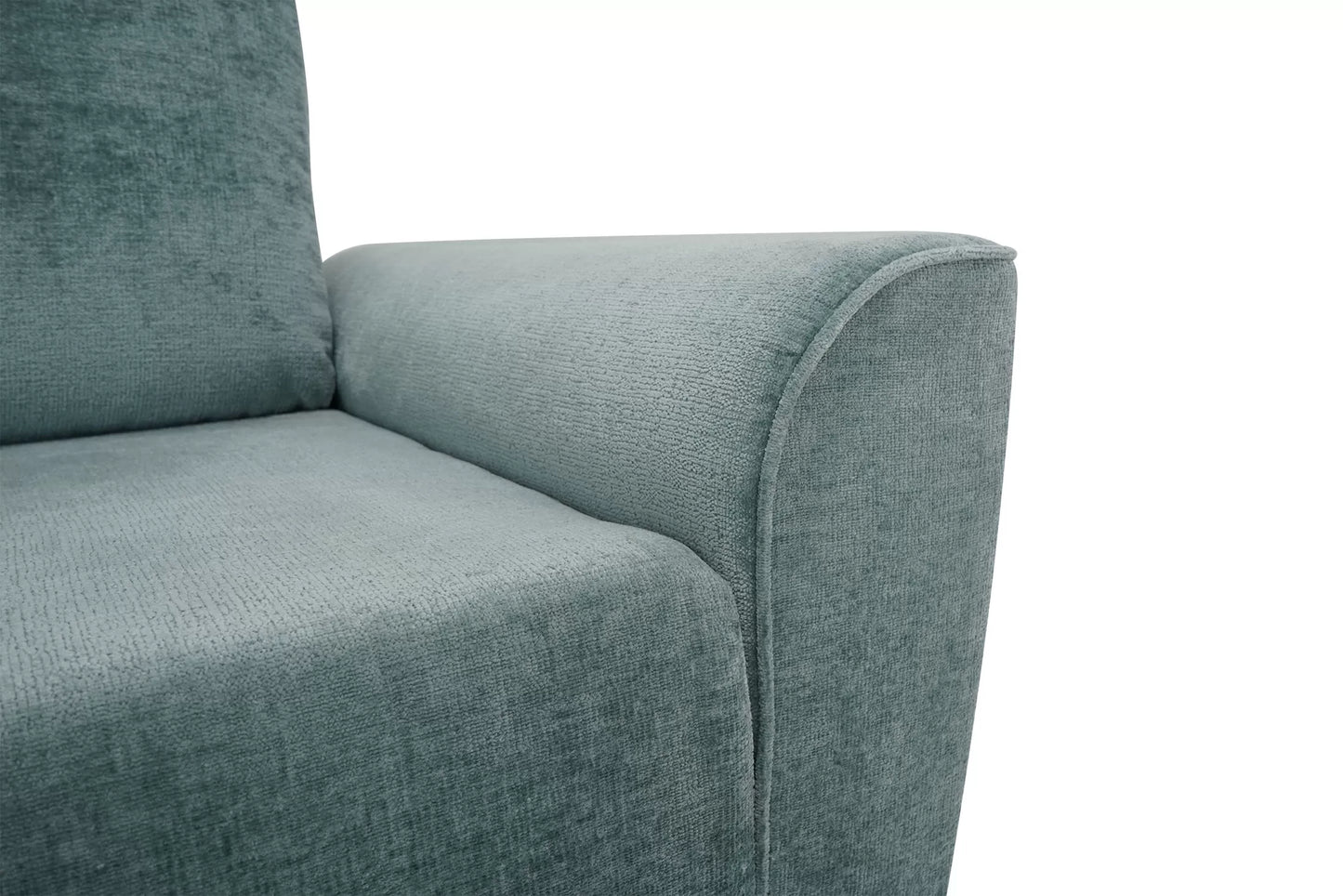 Narożnik Marista lewy miętowy rozkładany szenil