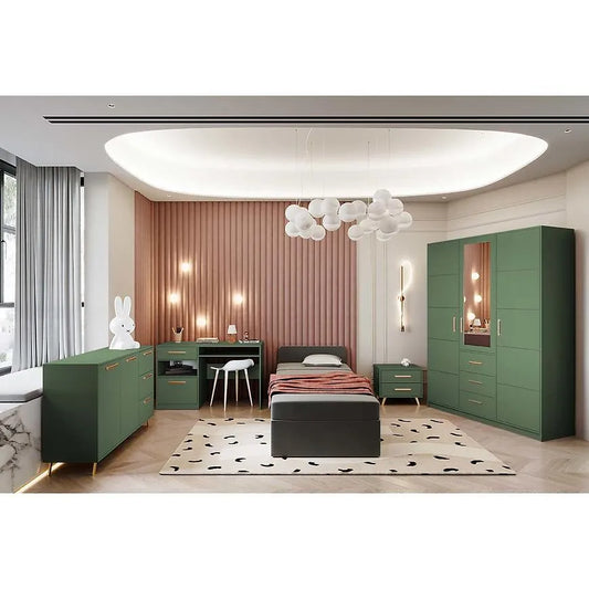 Biurko Bali butelkowa zieleń nowoczesne