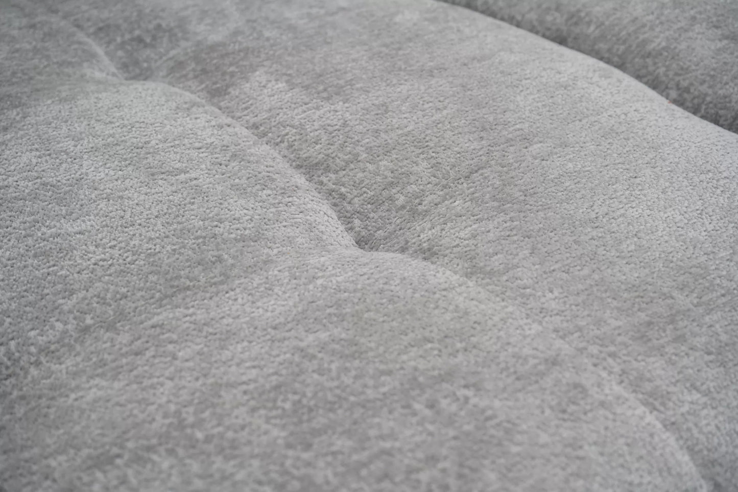 Narożnik Grise lewy nowoczesny szenil szary