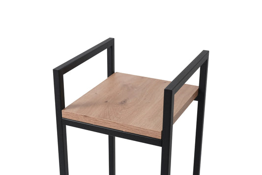 Kwietnik Loft KV2 metalowy wysoki półki