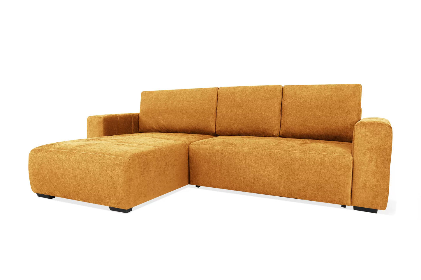 Narożnik Finn musztardowy uniwersalny rozkładany