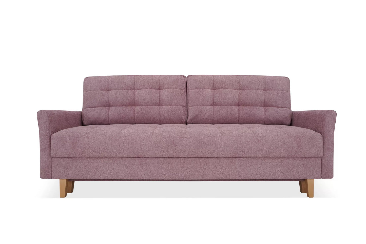 Sofa Daisy pudrowy róż rozkładana