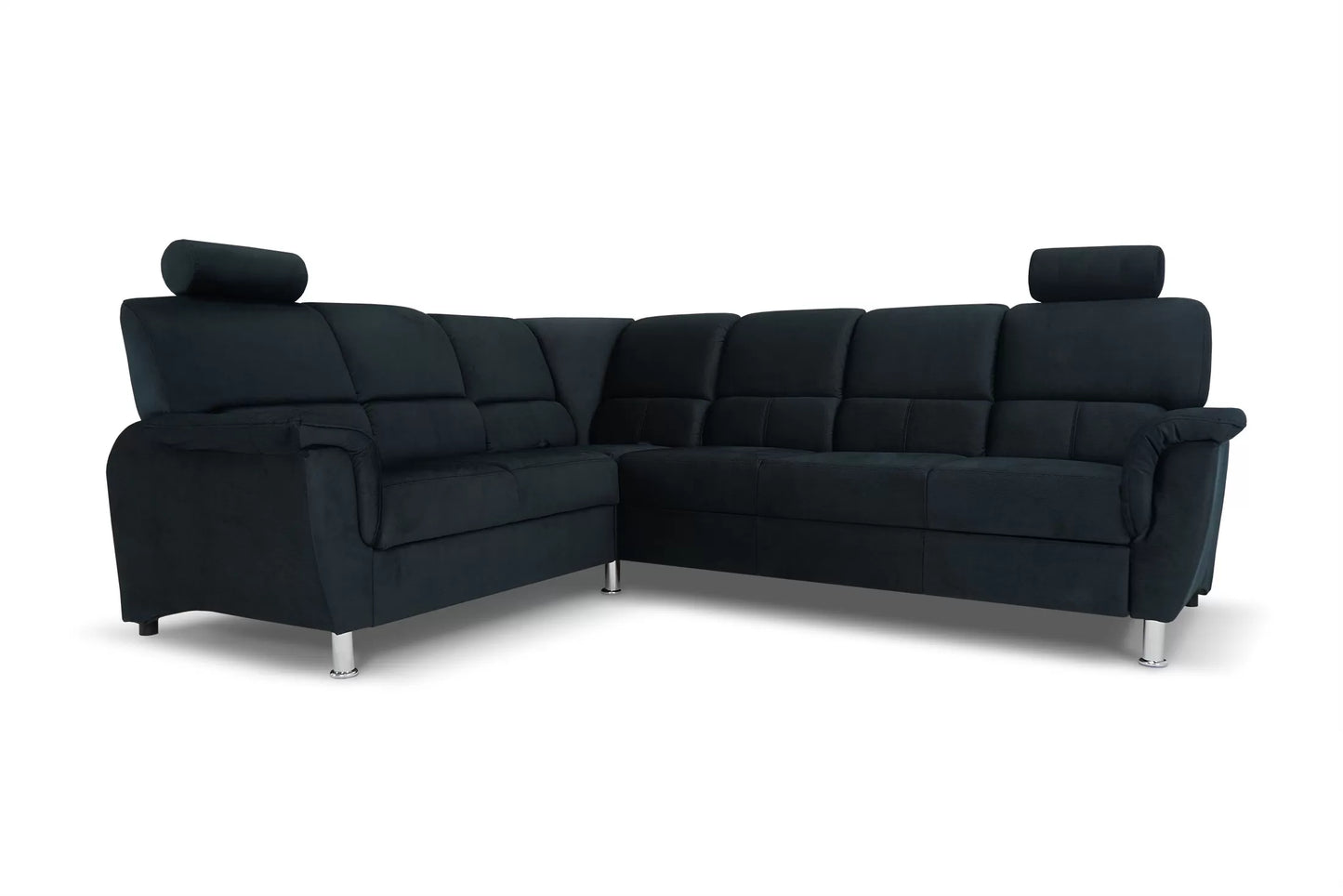 Narożnik Amaro lewy zagłówki czarny