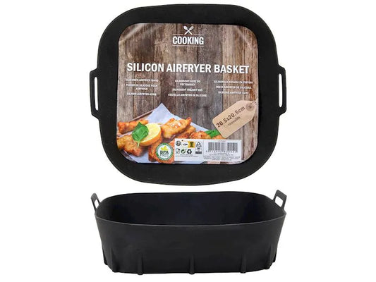 Gadget silikonowy koszyk do frytkownicy kwadrat AIRFRYER 20x20