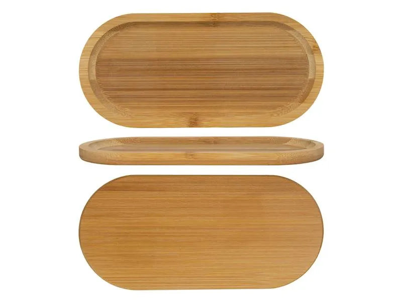 Bambusowy talerz owalnu do serwowania
