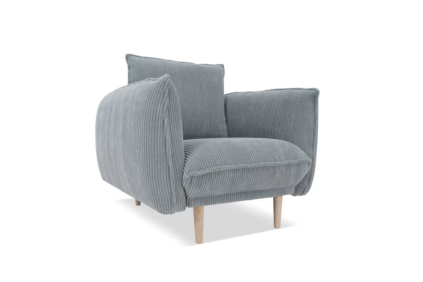 Fotel Lino szary sztruks