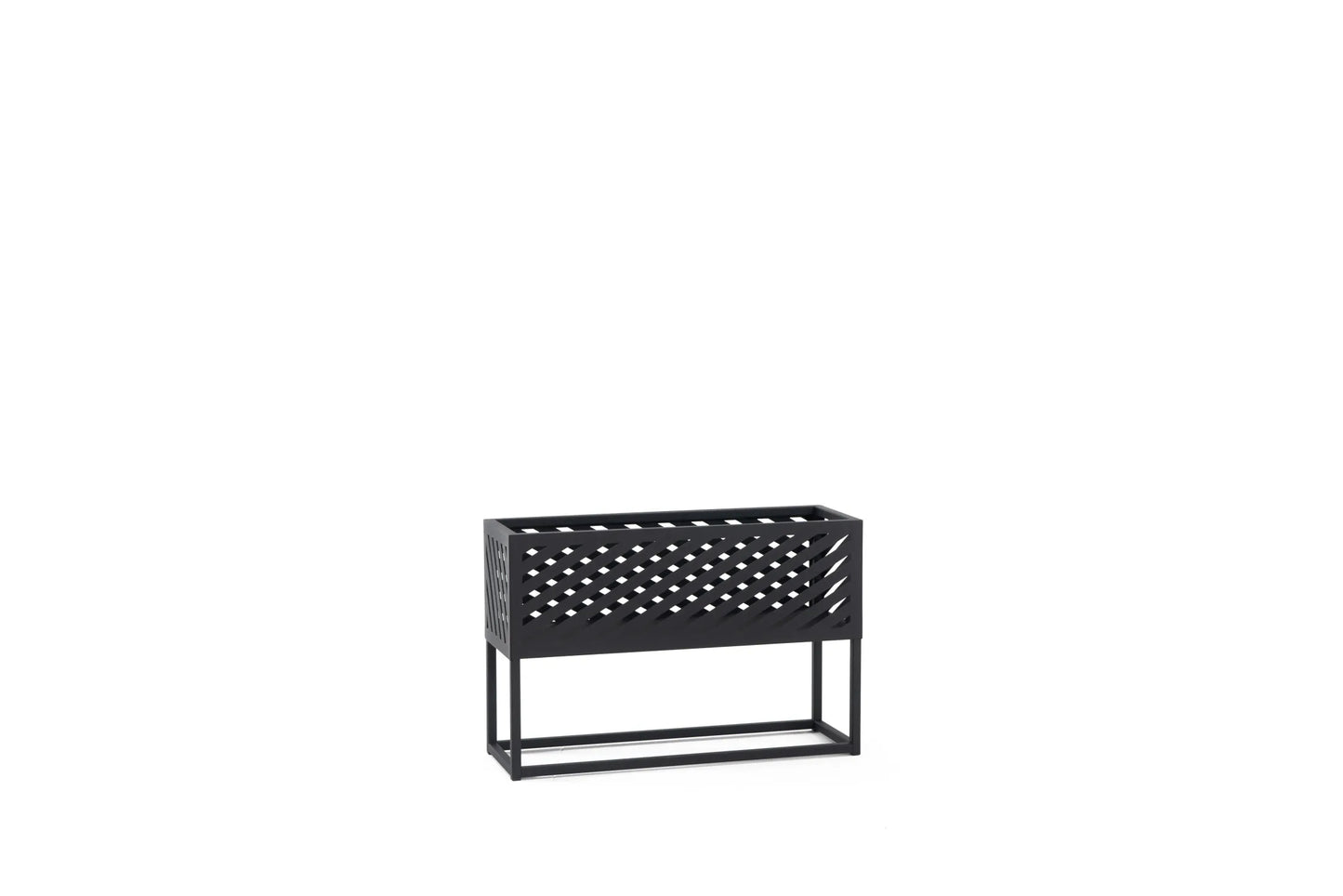 Kwietnik Loft KV11 stojak na kwiaty metal czarny