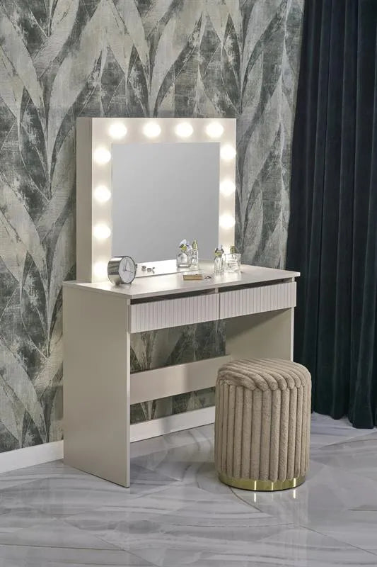 Toaletka Hollywood kaszmirowa z oświetleniem