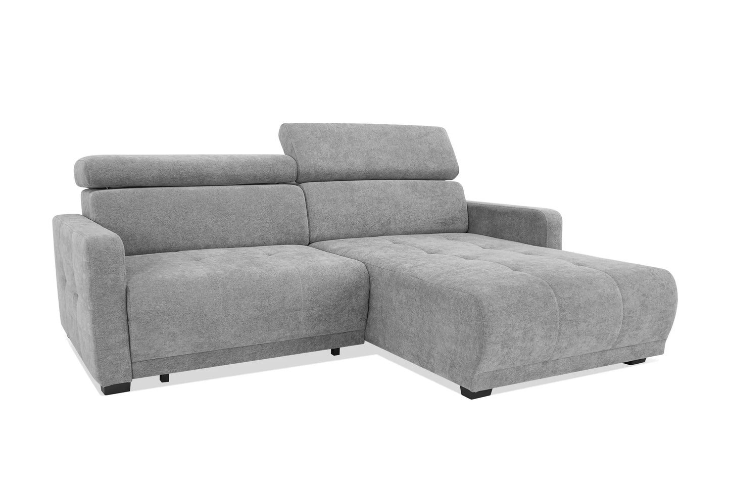 Narożnik Teal prawy rozkładany szary