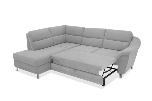 Narożnik Vermont jasnoszary lewy klasyczny