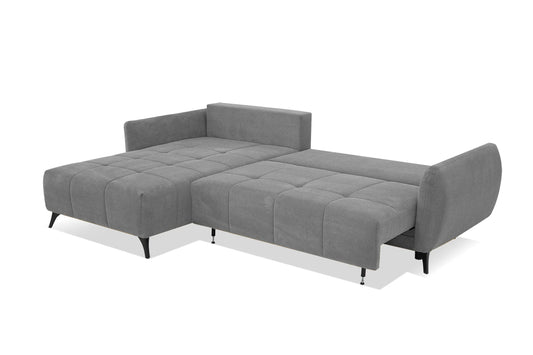 Narożnik Shepard ciemnoszary uniwersalny pojemnik nogi metalowe