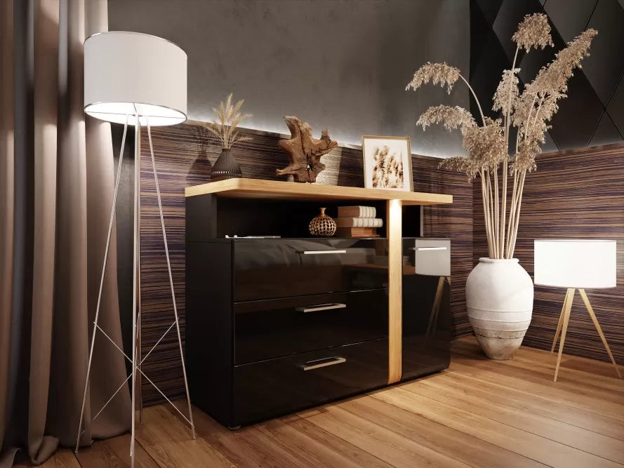 Komoda Tuluza Black