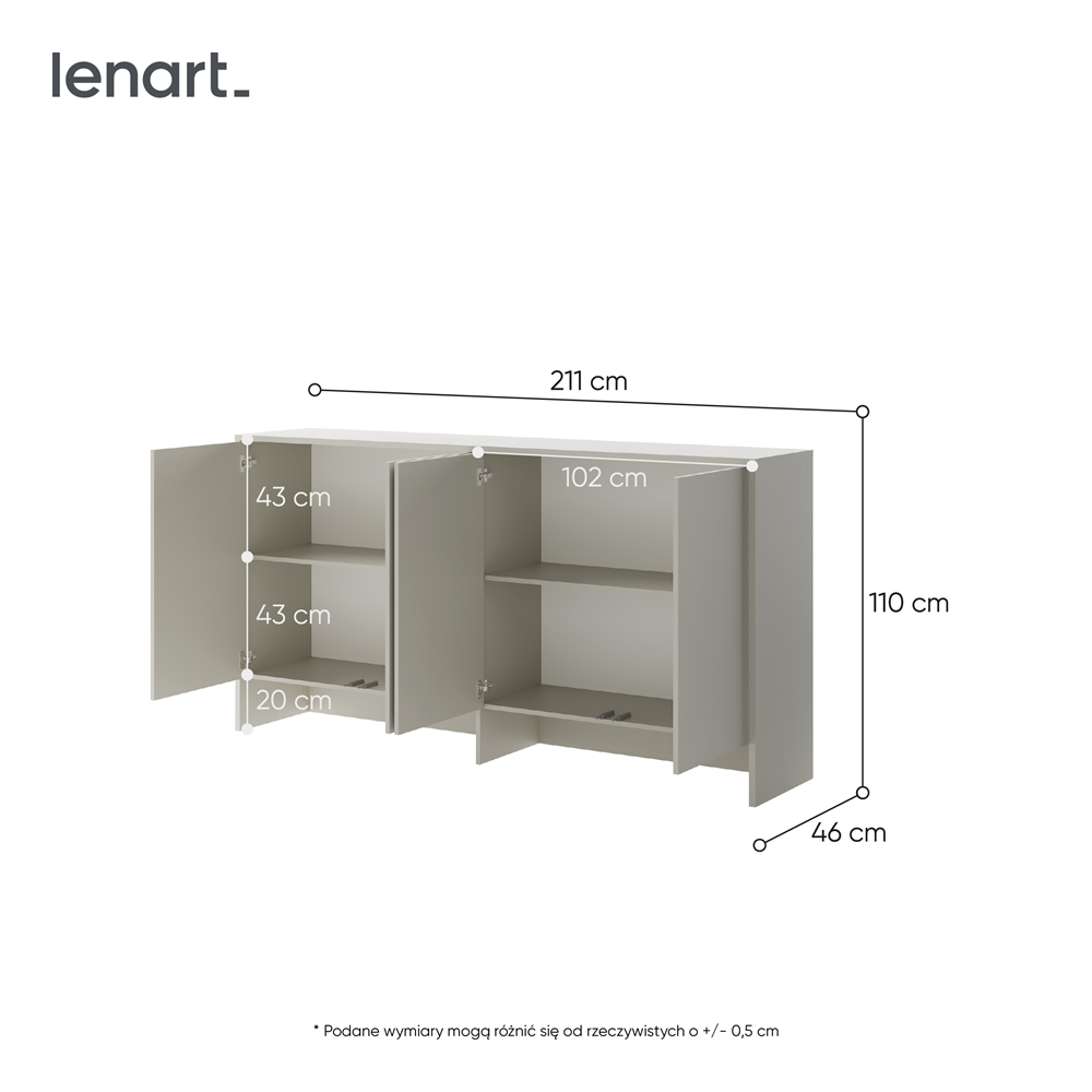 BED CONCEPT BC-11 nadstawka do BC-06 - kaszmir