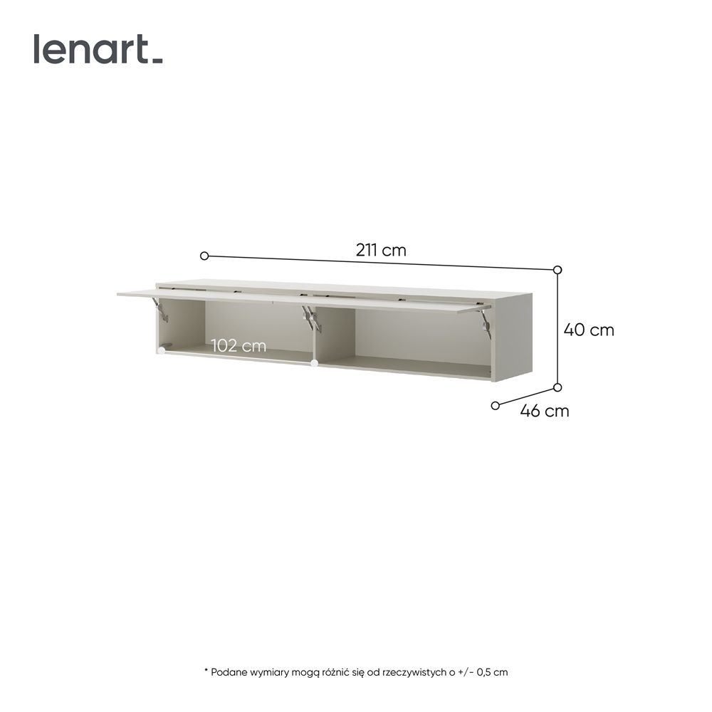 BED CONCEPT BC-15 nadstawka do BC-14 - kaszmir