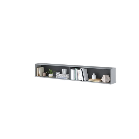 BED CONCEPT BC-30 półka wisząca - szary/grafit