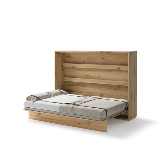 BED CONCEPT BC-04 - półkotapczan poziomy 140 - dąb artisan