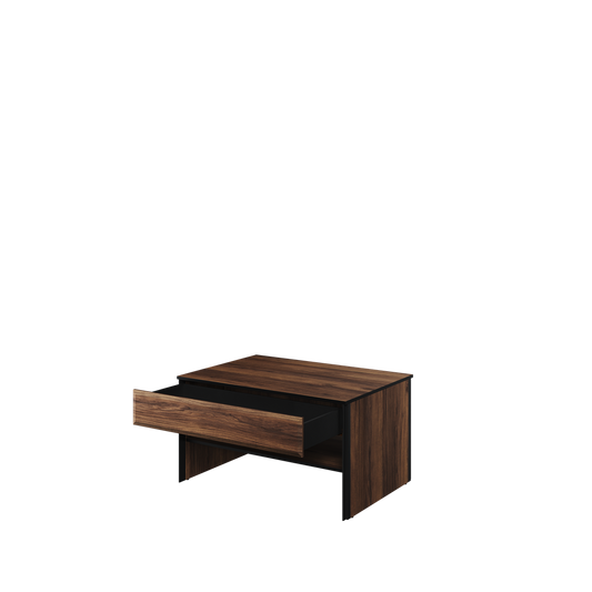 BORGA BG-08 - stolik 1s - dąb catania/czarny/dąb catania mdf