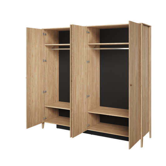 COZY CZ-01 - szafa 4d - dąb olejowany