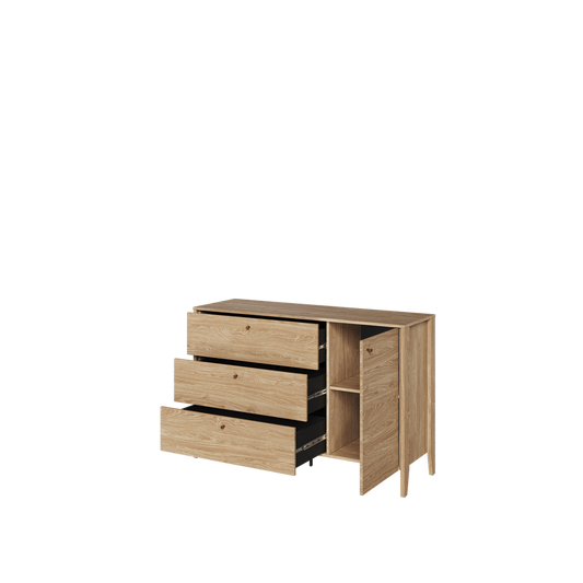 COZY CZ-04 - komoda 1d3s - dąb olejowany