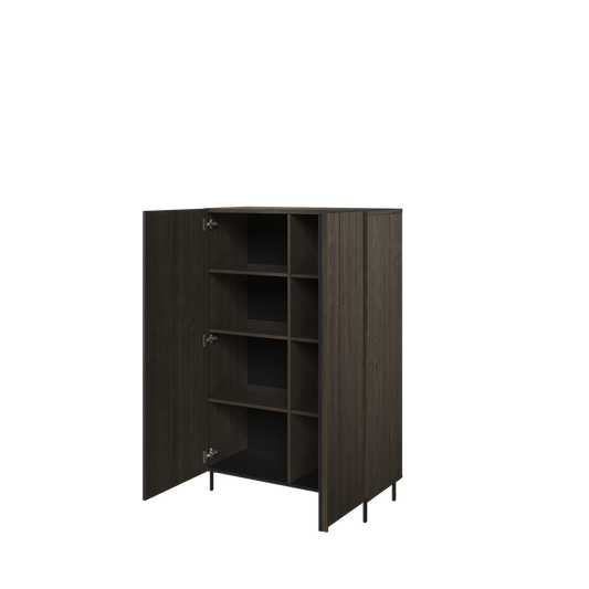 PIEMONTE PE-05 - szafka 2d - jesion portland/czarny