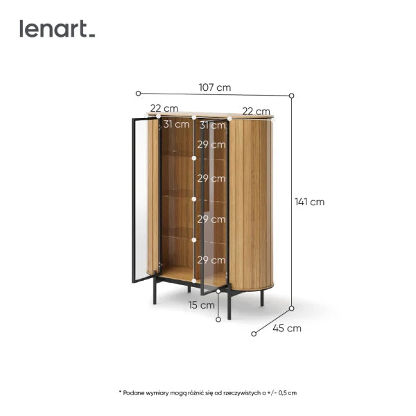 Witryna przeszklona Rotto