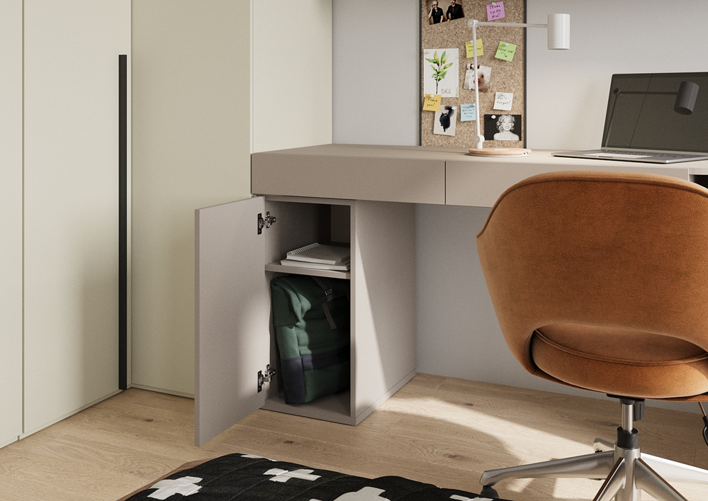 Kontenerek 1-drzwiowy WOOW WO-08 - clay grey