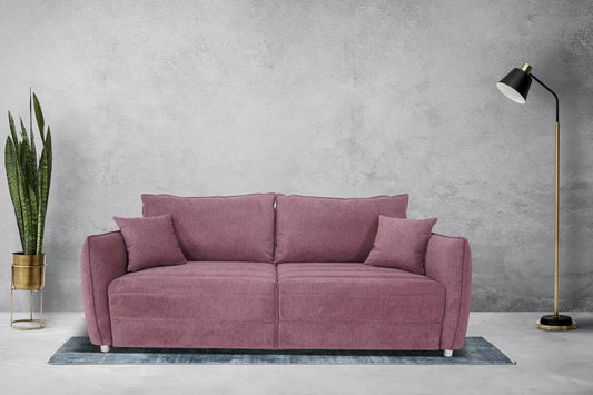 Sofa Rosie różowa rozkładana
