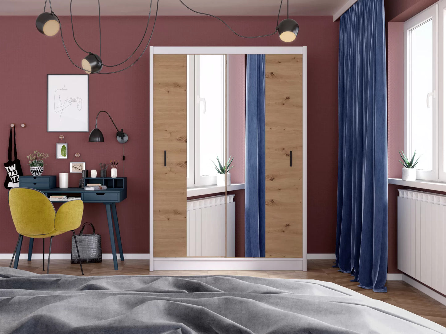 Szafa Ariel lustro przesuwna