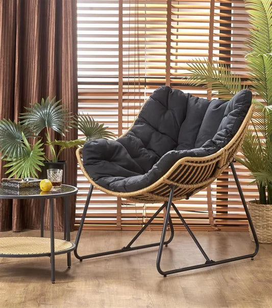 Fotel Whisper rattan wypoczynkowy ogrodowy