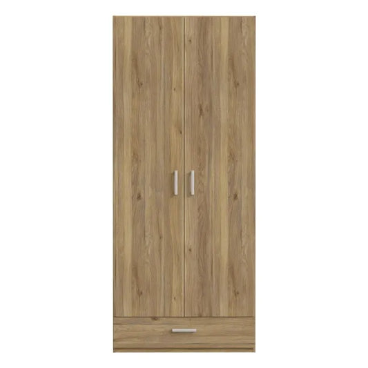 Szafa dwudrzwiowa Econobox 2 dąb z nadstawką