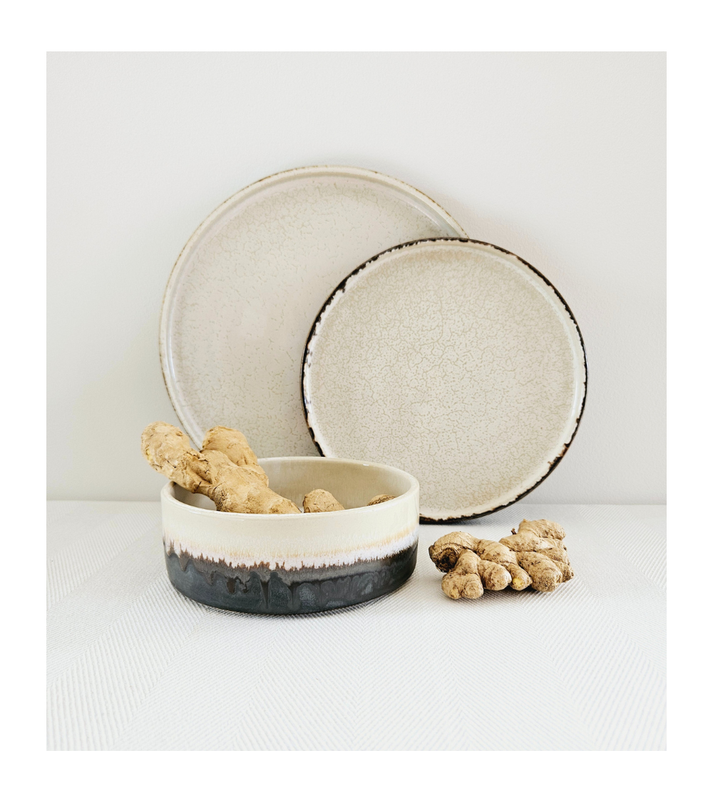 Zestaw obiadowy z kamionki Arondi Dolomit