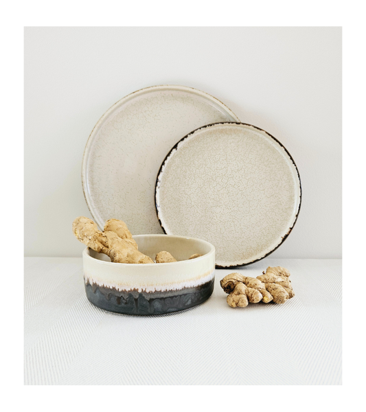 Zestaw obiadowy z kamionki Arondi Dolomit