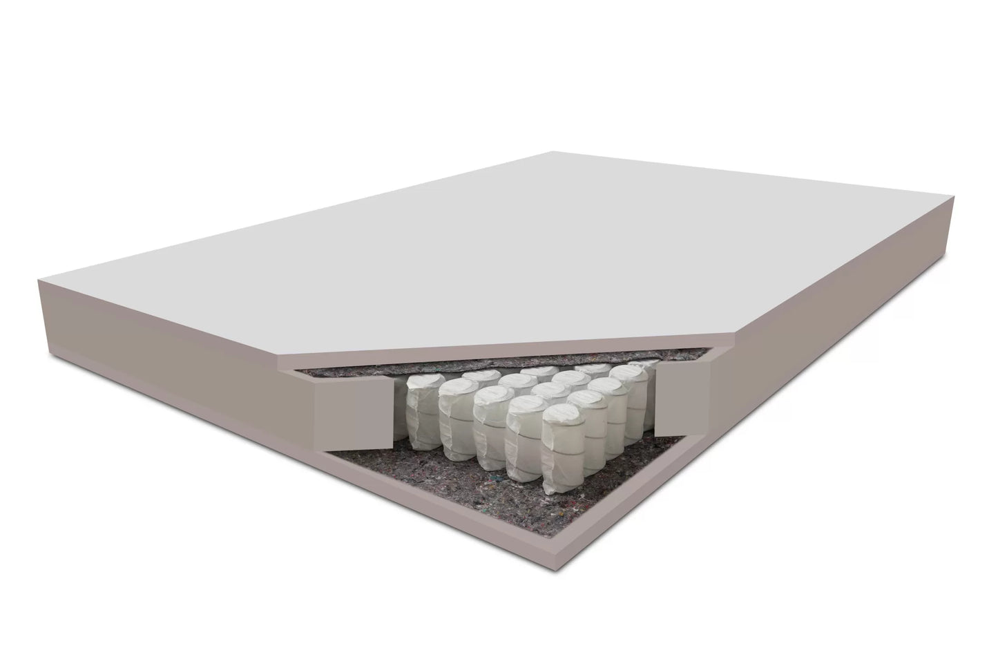 Materac Denver 90 sprężynowy kieszeniowy pianka średniotwardy