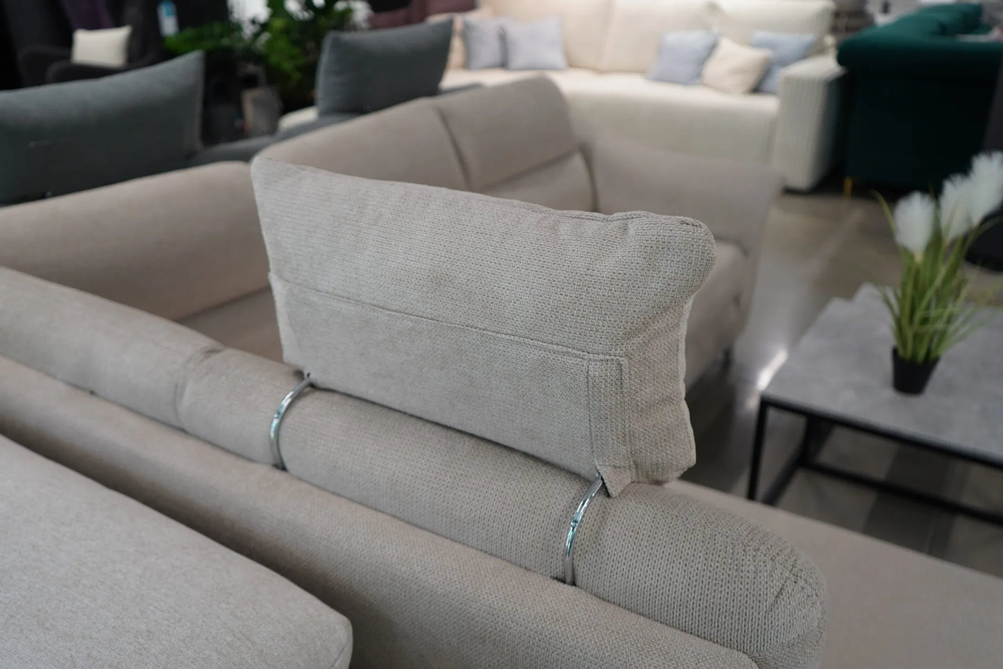 Narożnik Vermont beżowy lewy klasyczny