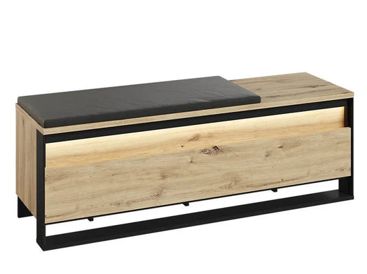 Szafka na buty Quant podświetlana dąb artisan