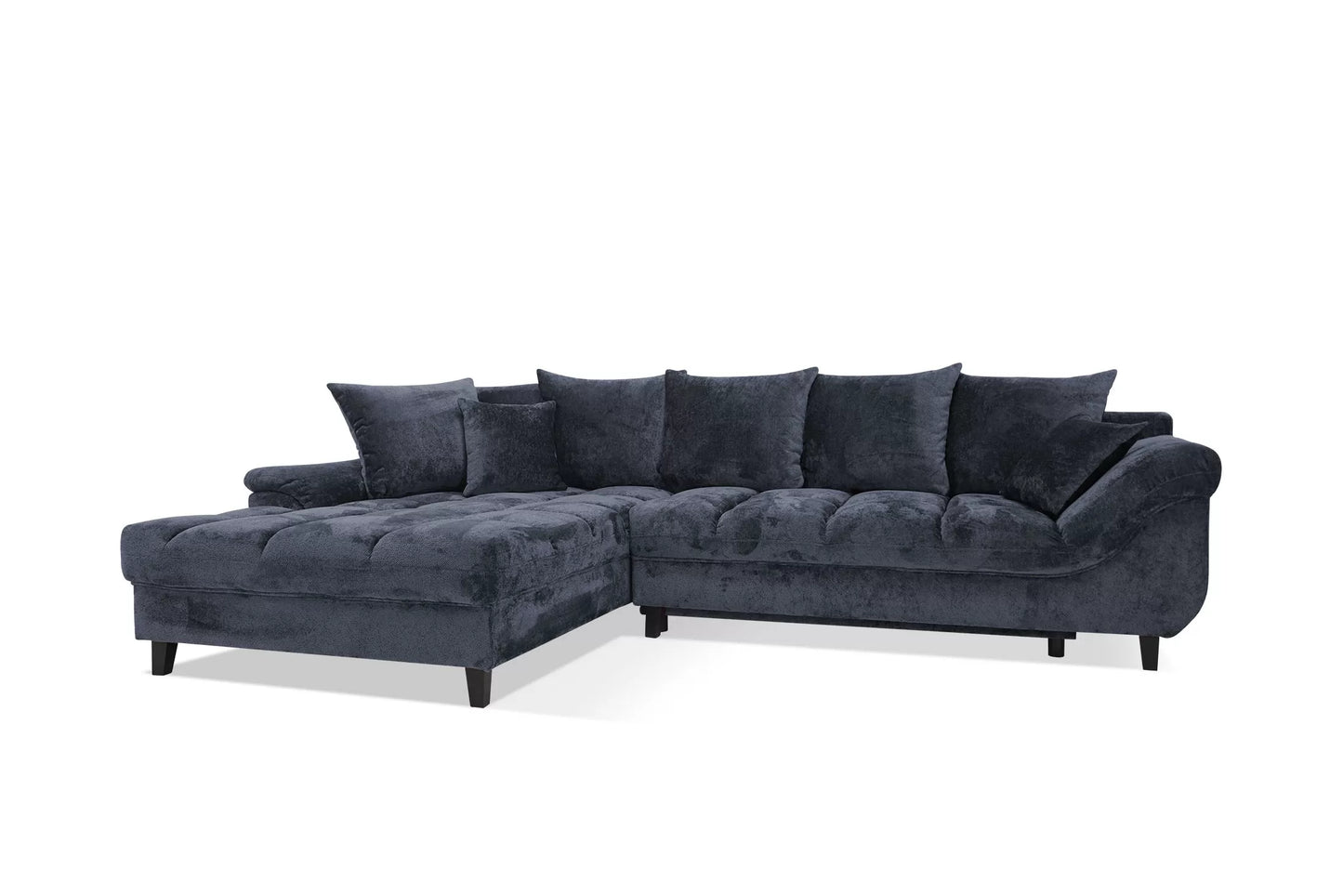 Narożnik Erco lewy granat premium szenil