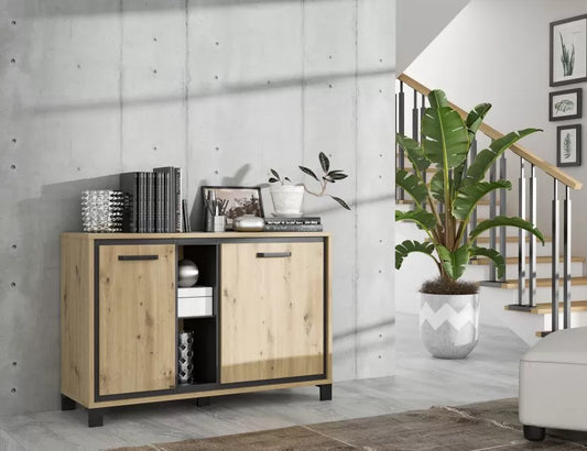 Komoda Trondheim dąb artisan nowoczesna