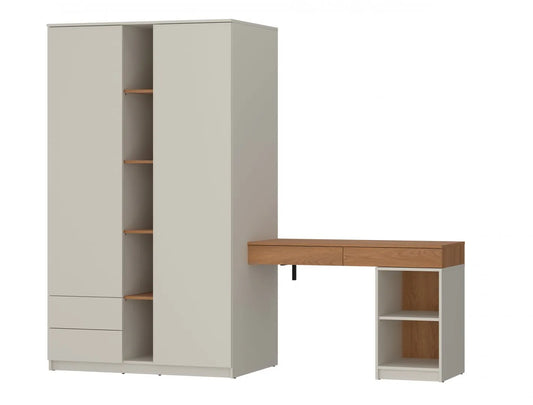 Biurko Fano wiszące dąb karmel