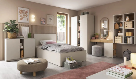 Łóżko Fano 120 kaszmir pojemnik