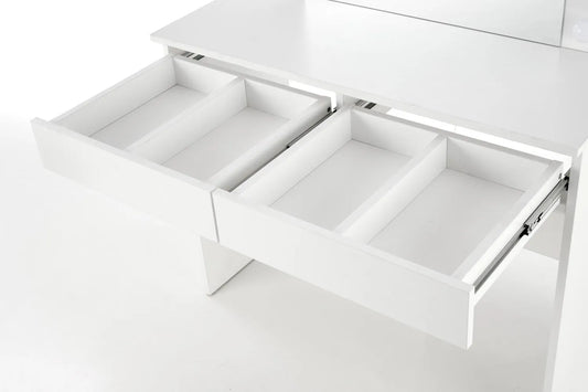 Toaletka Hollywood biała z oświetleniem