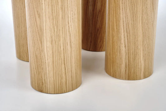 Stół Elefante okrągły do jadalni skandynawski