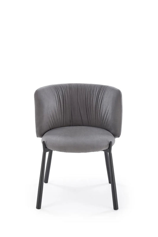 Krzesło Mavel szare velvet nowoczesne
