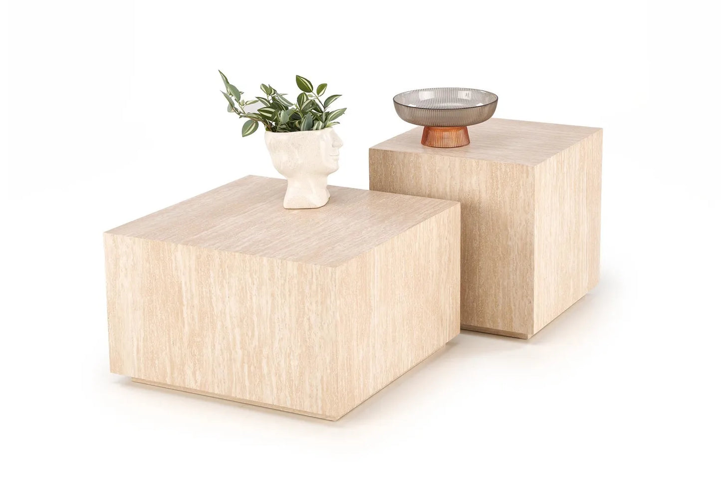 Stolik kawowy Travertino S kwadrat nowoczesny