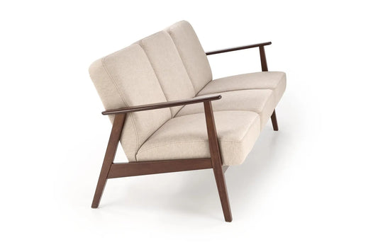 Sofa Milano 3os beżowa drewniane