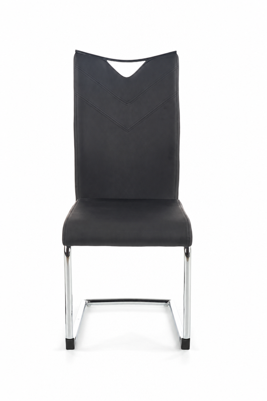 Krzesło K224 czarne/metalowe