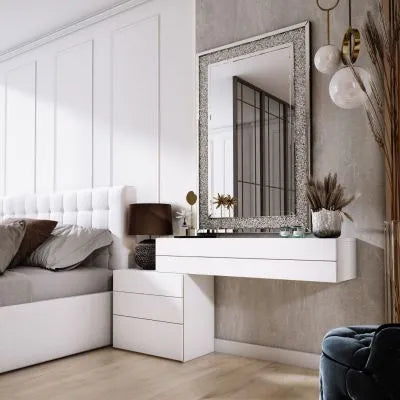 Lustro Giuliano prostokątne diamenciki