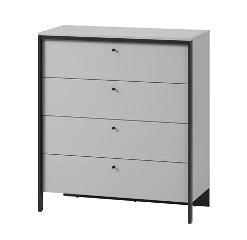 Komoda Gris podświetlana szara