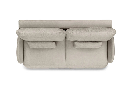 Sofa Dinel z funkcją spania beżowa szenil