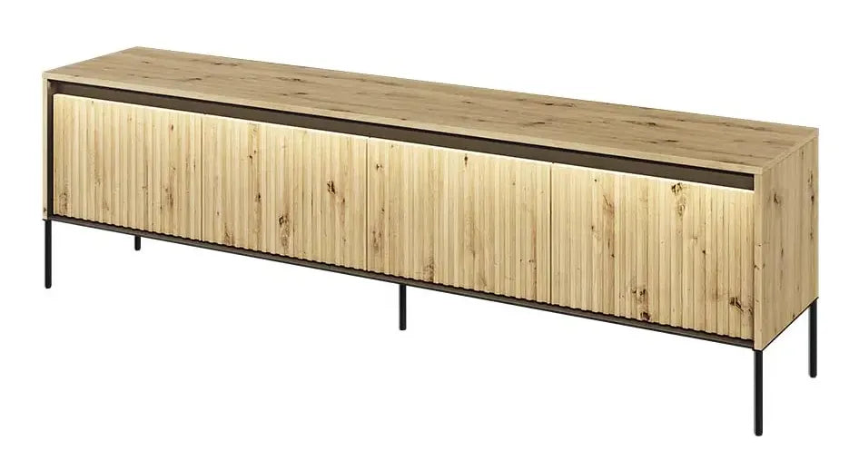 Szafka RTV Trend duża z oświetleniem dąb artisan frez